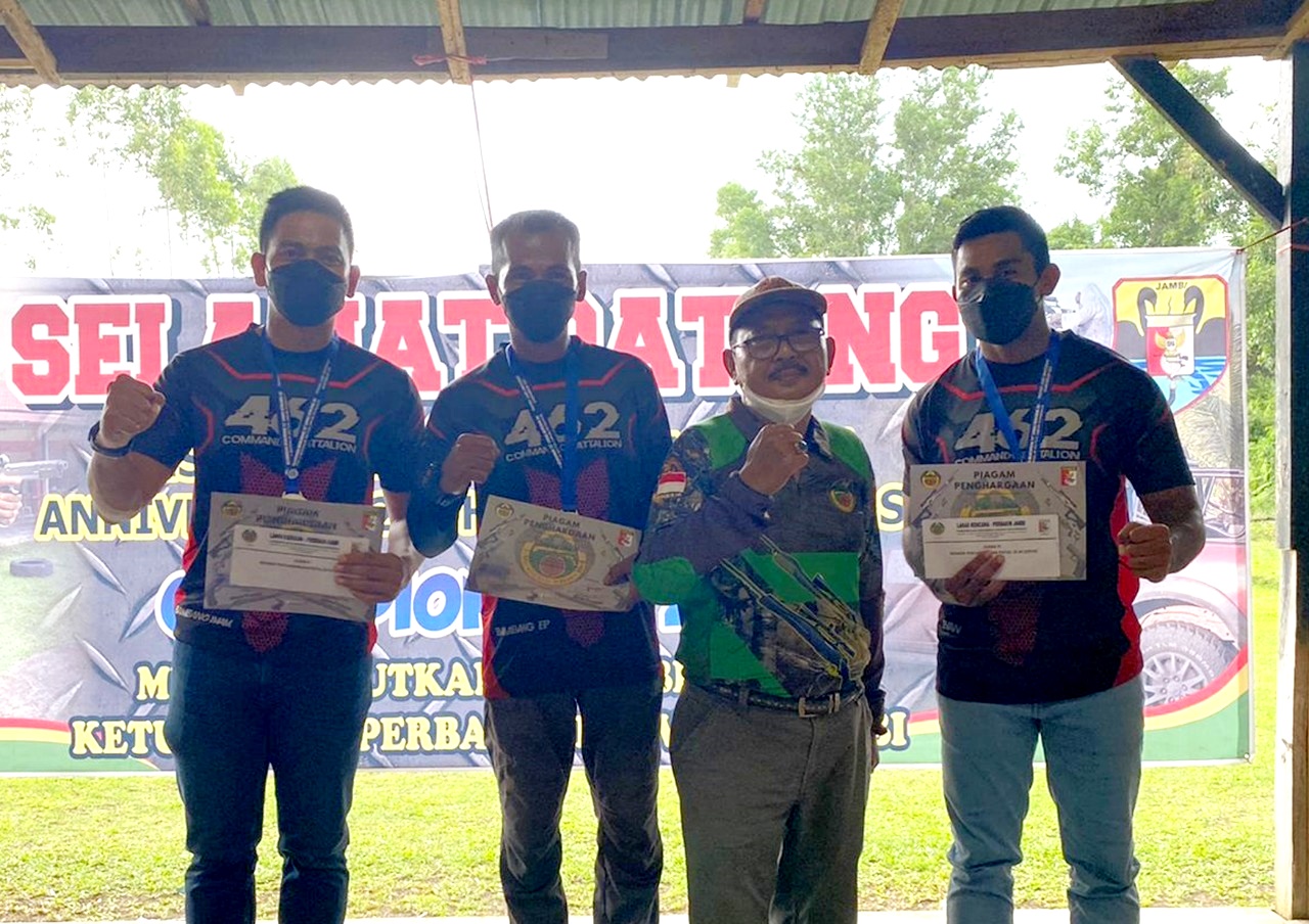 PETEMBAK YONKO 462 RAIH JUARA UMUM II PADA KEJUARAAN MENEMBAK ANNIVERSARY LARAS KENCANA SC JAMBI