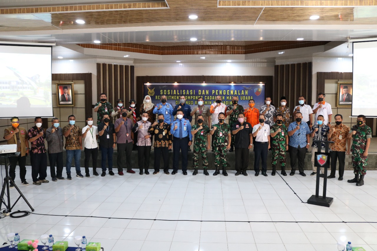 Lanud Rsn Gelar Sosialisasi Recruitment Komcad Matra Udara