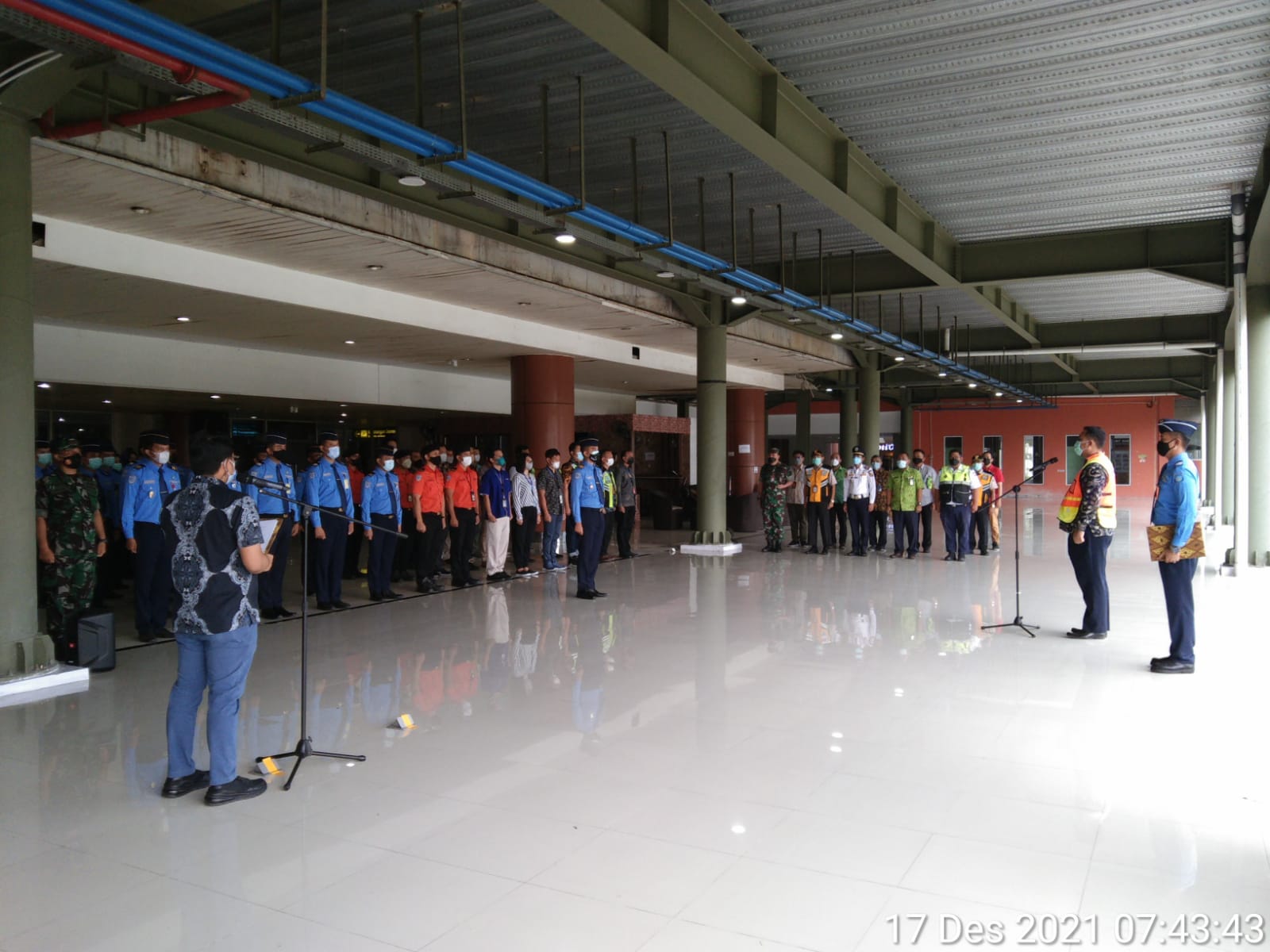 Dansathanlan Lanud Rsn Hadiri Apel Posko Nataru