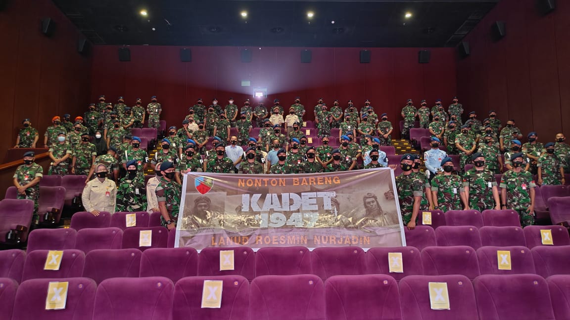 Lanud Rsn Gelar Nobar Film Kadet 1947 Di Mall SKA
