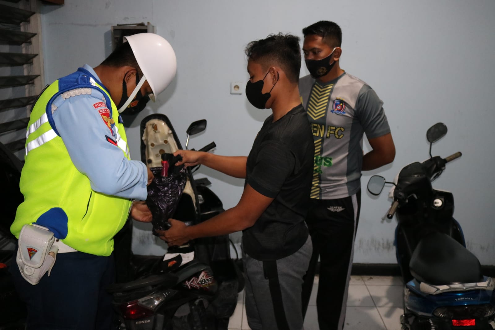 Cegah Napza, Satpom Lanud Rsn Gelar Opsgaktib