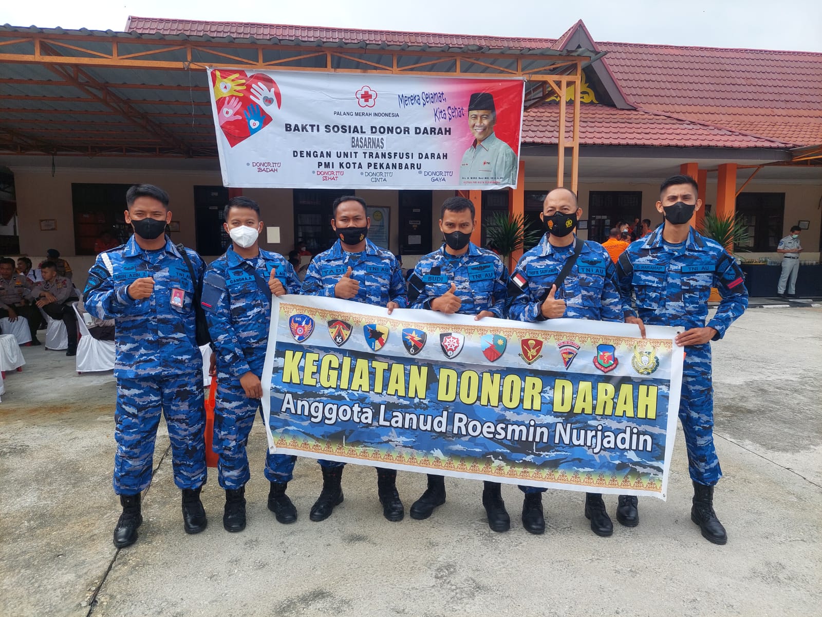 Menjelang HUT Ke-50 Basarnas, Lanud Rsn Donorkan Darah Segar