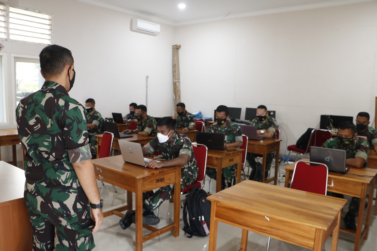 Perwira Lanud Rsn Laksanakan Ujian P2BS