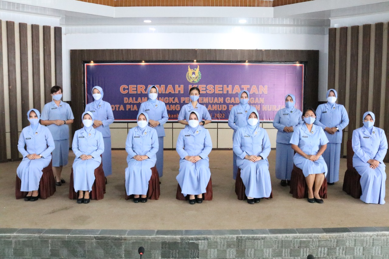 Ketua PIA AG Cab.12/D.I Lanud Rsn: Konsumsi Makanan Bergizi Tubuh Sehat Dan Kuat