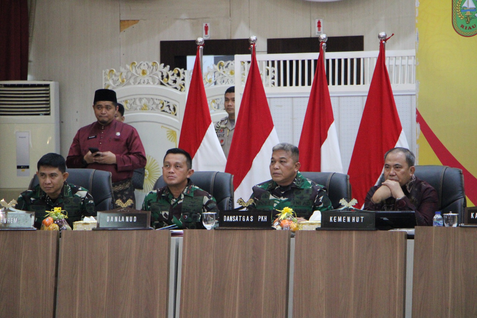 Danlanud RSN Hadiri Rakor Pemulihan Ekosistem TNTN: Pemerintah dan Forkopimda Riau Satukan Langkah