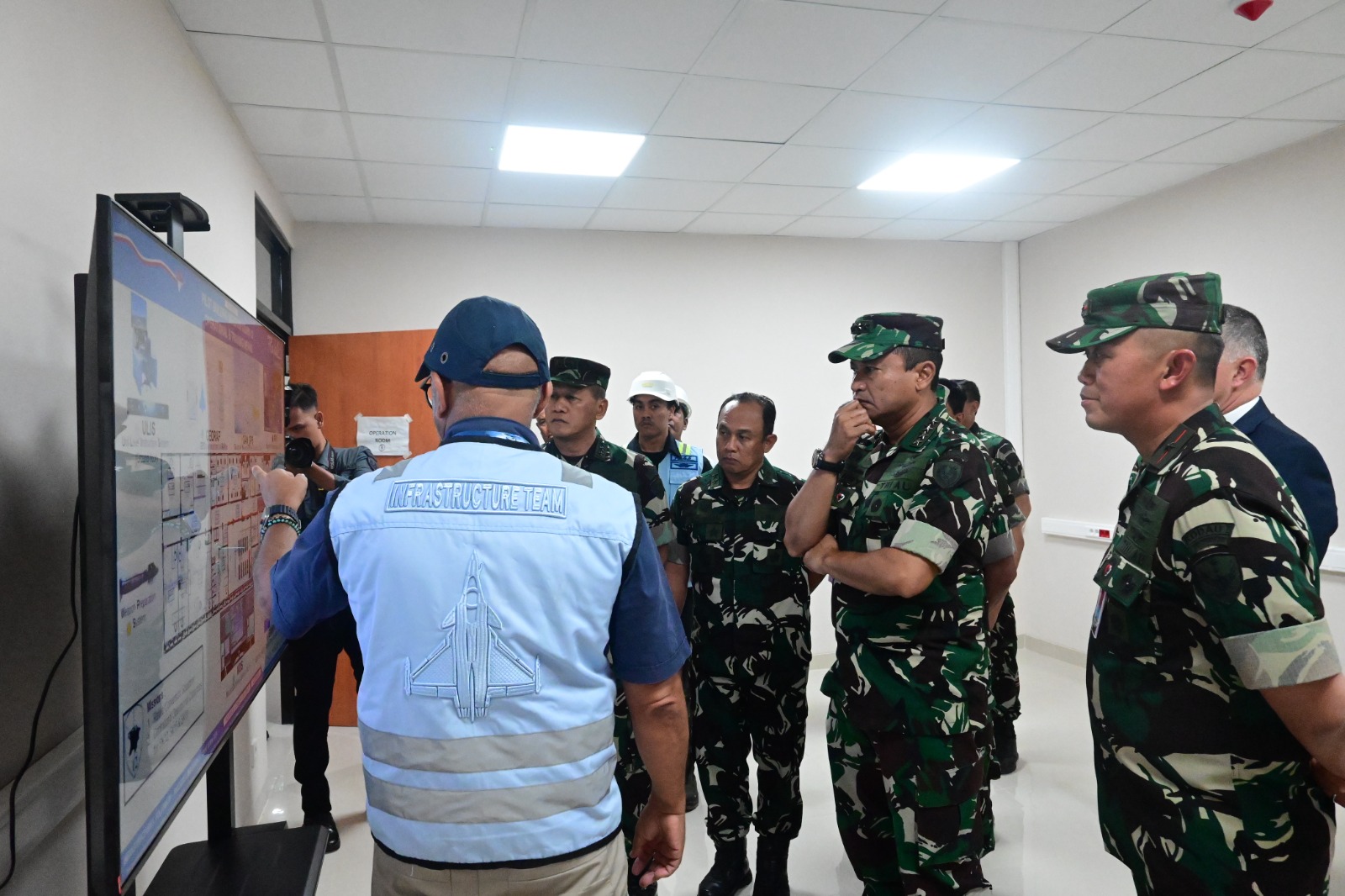 Kasau Tinjau Pembangunan Infrastruktur Rafale di Lanud RSN